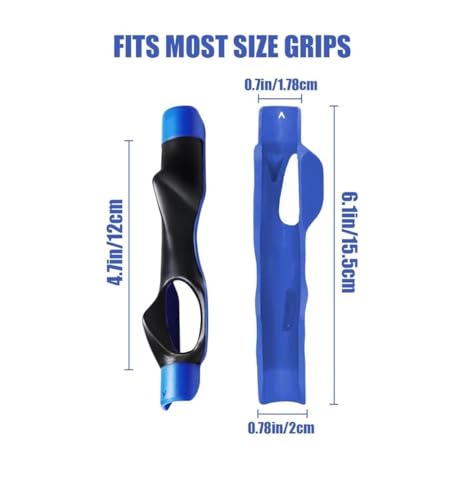 Golf Grip Posture Corrector - Adjustable Golf Club Handle Trainer | Fix Hand Placement & Improve Swing Grip for Beginners & Golfers