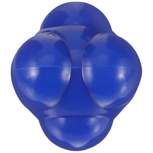 PartyKindom Silicone Hexagonal Reaction Ball 68mm Large Agile Training Ball Fitness Exercise Indoor Training Equipment for Baseball Agility and Hand-Eye Coordination