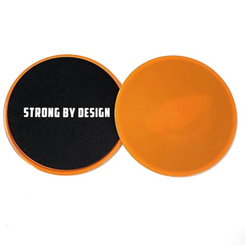 Core Sliders for Full Body Workout, Dual-Sided Gliding Discs for Abs, Legs, Glutes & Strength Training, Home Gym Fitness Equipment for Balance & Stability