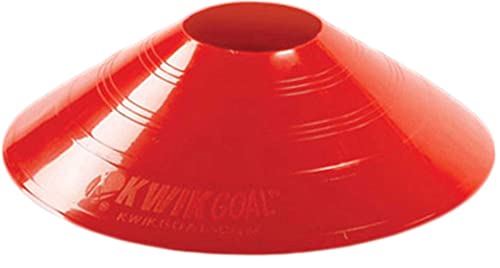 Kwik Goal Small Disc Cone, Pack of 25 - color: Red