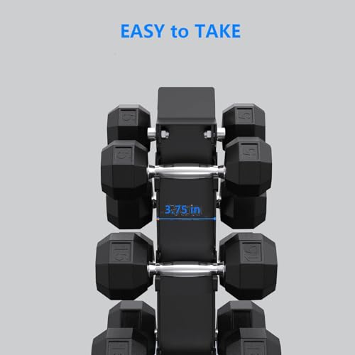 Dumbbell Rack Stand Only,A-Frame Dumbbell Weight Rack for Home Gym,Space Saving, Easy Assembly,6 Tier