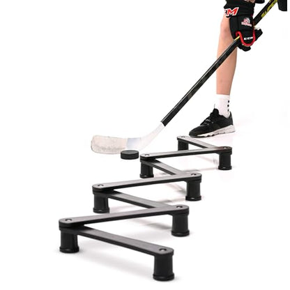 ACE HOCKEY The Snake Stickhandling Trainer – Adjustable Hockey Training Aid for Puck Control, Quick Hands, Reaction Time & Coordination – Snake 5, Snake 7 & Elevated Styles - style: Snake 7