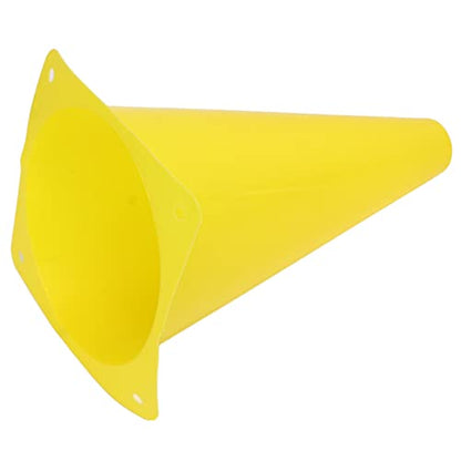 23cm Soccer Training Cones - 10-Pack Polyethylene Field Markers for Football, Basketball, and Agility Drills