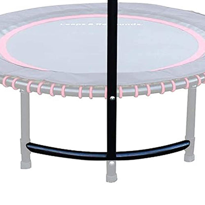 LEAPS & REBOUNDS Fitness Rebounder - 48 in Adjustable Stability Bar