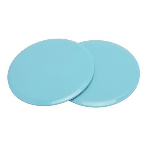 Core Sliders, 2pcs Compact Discs for Full Body Workout Fitness Home Exercise Equipment Floor Sliders - color: Blue
