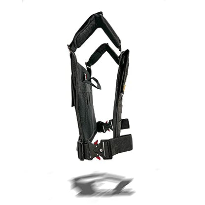 HD Vest Metal Buckles | Adjustable Weighted Vest | Heavy Duty Vest with Metal Buckles for Cross-training Calisthenics training - color: Black