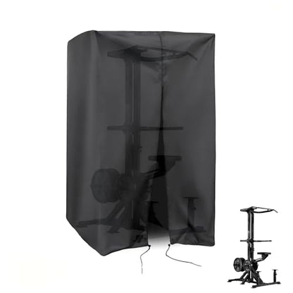 Squat Rack Cover, Waterproof Outdoor Gym Equipment Covers with Zipper for Squat Rack/Weight Lifting Rack/Home Gym Workout Equipment - size: 60''W X 44.5''D X 87''H