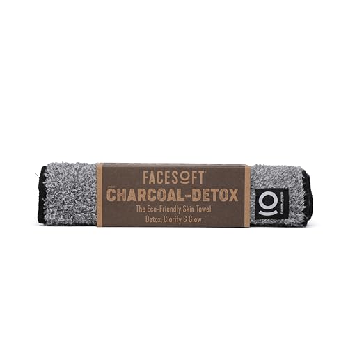 Yoga Towel - Infused with Activated Charcoal to Detoxify and Sweat - Made with Eco-Friendly Aqua-Cotton Yarn - Biodegradable and Sustainable - All Ages - color: Eco Sweat Charcoal Workout Towel