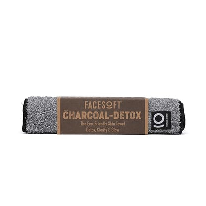 Yoga Towel - Infused with Activated Charcoal to Detoxify and Sweat - Made with Eco-Friendly Aqua-Cotton Yarn - Biodegradable and Sustainable - All Ages - color: Eco Sweat Charcoal Workout Towel