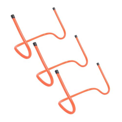 Yardwe 3pcs Sports Training Hurdles Professional Plastic Agility Hurdles for Boys and Girls for Football Practice Improve Speed Flexibility Coordination and Balance