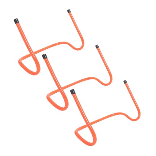 Yardwe 3pcs Sports Training Hurdles Professional Plastic Agility Hurdles for Boys and Girls for Football Practice Improve Speed Flexibility Coordination and Balance
