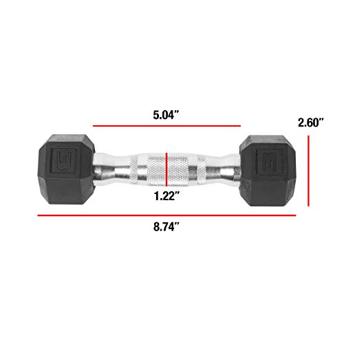 WF Athletic Supply Rubber Coated Solid Steel Cast-Iron Pair Dumbbells, Rubber Hex Dumbbells, Hex Weights Dumbbells for Muscle Toning, Full Body Workout, Home Gym Dumbbells, Pair - color: a. 3 LB Pair (2 x 3lb)