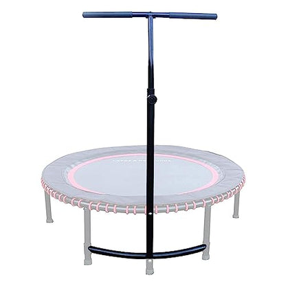 Leaps & ReBounds: Adjustable Stabilizer Bar - Fits All L&R Fitness Trampolines - Grippable & Cushy Foam Handles - Easy Assembly, Slips Over Existing Legs - Trampoline Sold Separately