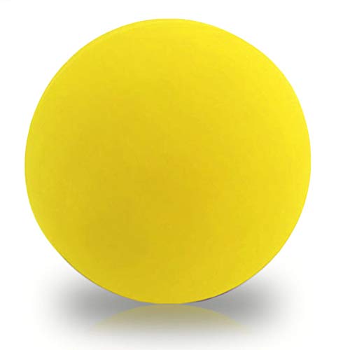 Premium Lacrosse Trigger Point Massage Balls for Myofascial Release, Plantar Fasciitis Foot Roller Therapy, Muscle Knots, Yoga Therapy, Exercise & Recovery (Yellow) - color: Yellow