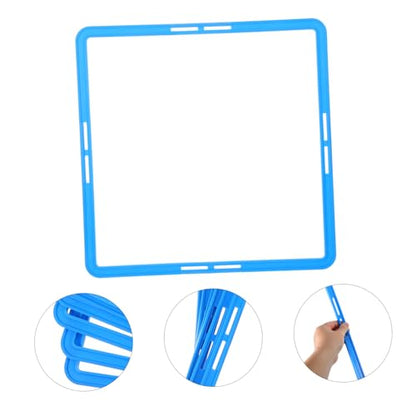 BESPORTBLE 6PCS Soccer Training Agility Rings Set 43cm Portable Speed and Agility Equipment for Athletes and Teams for Outdoor Football Training