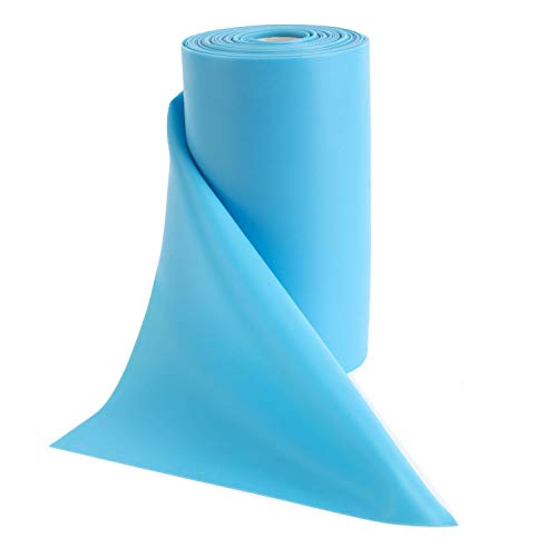 Resistance Band for Working Out | Super Exercise Bands 8,16,24 Yard Bulk Rolls |10 Strengths in Light Medium and Heavy Resistance Bands | Latex Free Workout Bands Including App and e-Book - size: 16 Yards, style: Medium +