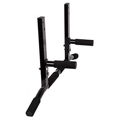 Joist Mount Pull Up Bar with Pull Up Assistance Bands - Commercial Gym Quality Pullup Bar with 41" Loop Exercise Pull-Up Assist Bands - color: Purple