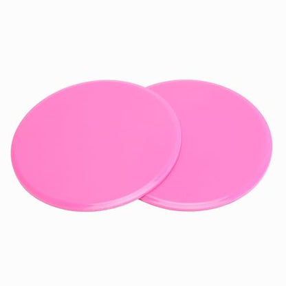 Generic 2pcs Core Sliders for Working Out Compact Dual Sided Fitness Discs for Home Exercise 7in