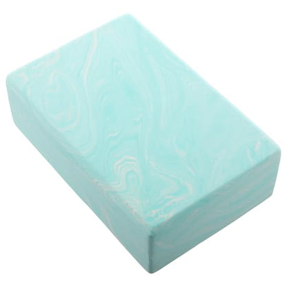Non-slip Yoga Block for Women Lightweight Eva Foam Exercise Yoga Blocks Balance Training Pilates Prop Camouflage Green for Stretching and Stability