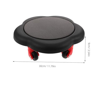 Abaodam Dual-sided Ab Wheel Roller Core Sliders Flower Discs Abdominal Exercise Equipment for Home Workout