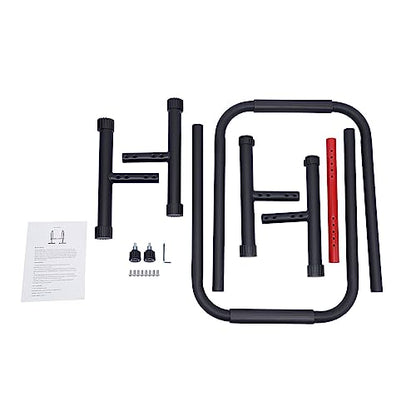 440lbs Adjustable Dip Bar, Heavy Duty Calisthenics Dip Station with Adjustable Parallel Dip Bars, Home Dip Stand Body Press Bar Parallel Bars Dip Equipment for Calisthenics, Strength Training