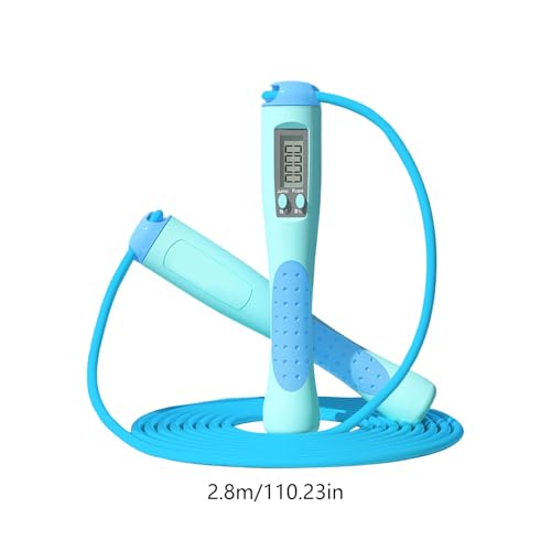 Skipping Rope with Counter, 2.8m Smart Skipping Rope with Counter, Smart Jump Rope, Adjustable Digital Counting Jump Rope, Jump Ropes for Fitness, Digital Jump Rope for Home Gym, Fitness Exercise