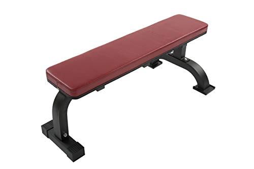 Flat Weight Utility Bench Heavy Duty for Multi-Purpose Weight Training and AB Exercises-1,000 lbs Capacity