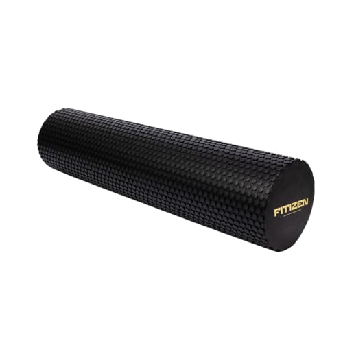 Fitizen Foam Roller – Muscle Massage Rehab Stiff Back Pain Physical Therapy Deep Tissue Firm Exercise Equipment Home Gym Stress Yoga Pilates for The Fit Citizen by FitNation