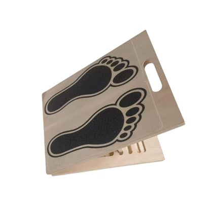 Slant Board Calf Stretcher Ankle and Foot Incline Board Wood Anti Slip Surface Squat Wedge for Home Gym