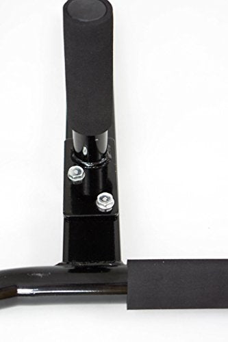 Joist Mount Pull Up Bar with Pull Up Assistance Bands - Commercial Gym Quality Pullup Bar with 41" Loop Exercise Pull-Up Assist Bands - color: JMPU plus Red and Black Bands
