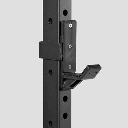 Titan Fitness T-3 Series Space Saving Power Rack, 91" Height x 12" Depth, Bottom Side Braces Included, Compact Wall Mounted Power Rack, 2x3 11-Gauge Steel Uprights, Includes J-Hooks & Pull-Up Bar