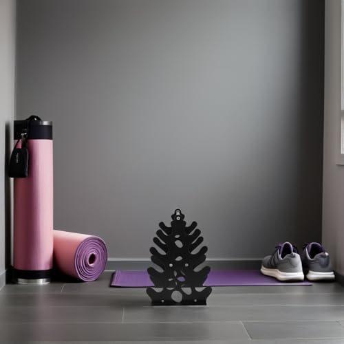 GANAZONO Dumbbell Rack Stand for Home Gym, Multi-layer Weight Storage Rack with Non-slip Base, Compact Kettlebell and Dumbbell Organizer for Strength Training Equipment