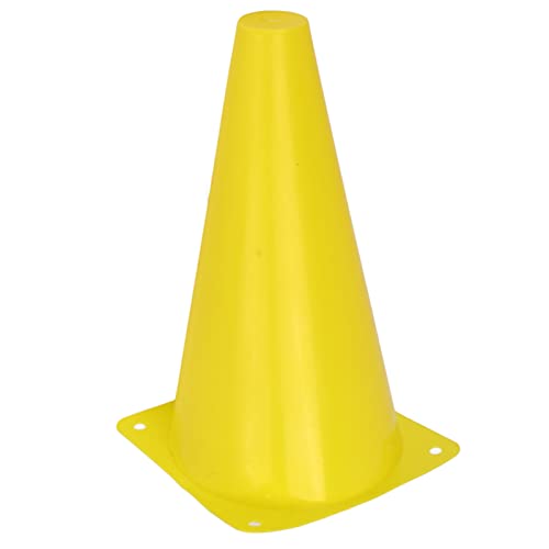 23cm Soccer Training Cones - 10-Pack Polyethylene Field Markers for Football, Basketball, and Agility Drills