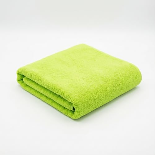 Dalisa Bench Hood Gym Towel – 100% Turkish Cotton – Non-Slip Hooded Design for Weight Benches – 450 GSM – 19.7" x 51.2" – Ultra-Absorbent, Quick-Dry Workout Towel – Made in Türkiye – Lime Green - color: Lime Green