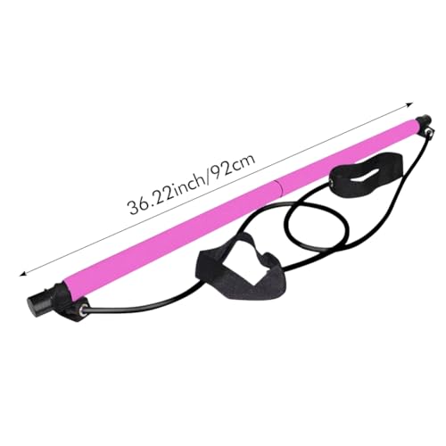 Pilates Bar Kit with Resistance Bands, at Home Workout Equipment Resistance Bands, Multifunctional Pilates Bar for Women & Men Gym Yoga Fitness Strength Training