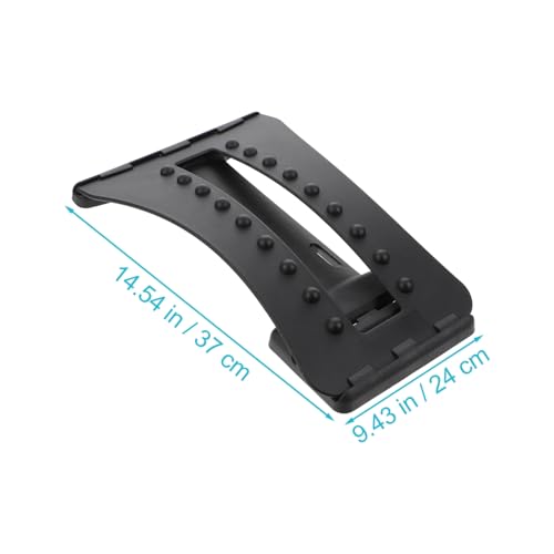 PartyKindom Back Arch Stretcher Spine Relief Device for Lower Back Neck Posture Correction Gentle Stretching Massage Tool for Home Use