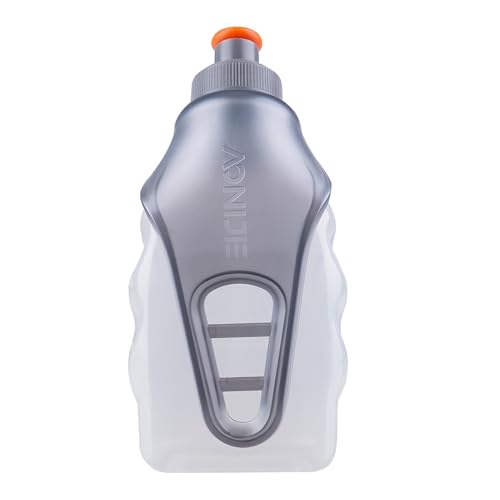 Running Water Bottles Flask BPA Free Leakproof Hydration Vest Packs Waist Belt Replacement for Triathlon Marathon Hiking Cycling Climbing Runner - color: #1 250ml / 8.5oz