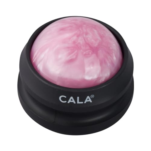 CALA Massage Roller Ball, Pink, 360° Spin Design, Handheld Self-Massage Tool, Portable Compact Size