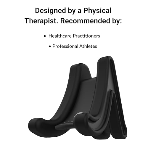 Aletha Health The Range | Deep Tissue Muscle Release Tool for Neck & Shoulders | Upper Body Massager | Headache, Neck, Shoulder Pain Relief | Suboccipitals, PEC Minor, Upper Trap | Posture & Mobility - color: Black