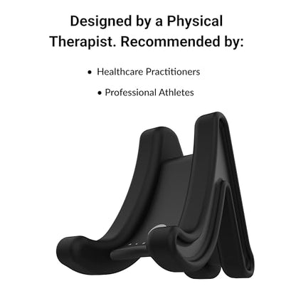 Aletha Health The Range | Deep Tissue Muscle Release Tool for Neck & Shoulders | Upper Body Massager | Headache, Neck, Shoulder Pain Relief | Suboccipitals, PEC Minor, Upper Trap | Posture & Mobility - color: Black