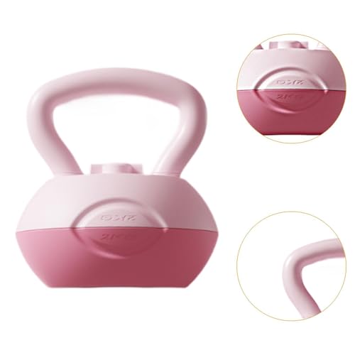 Water Filled Kettlebell, Yoga Fitness Kettlebell,Household,Strength Training, Body Workout Versatile Home Fitness Equipment - color: Pink