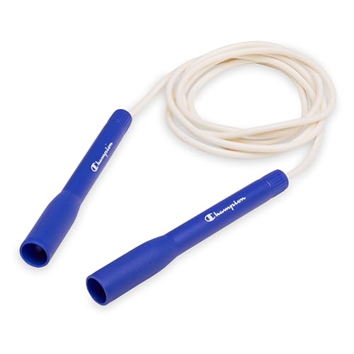 Champion Classic Exercise Jump Rope, Adjustable 9 Ft Speed Rope for Adult Fitness, Skipping Rope for Endurance, Coordination - color: Blue