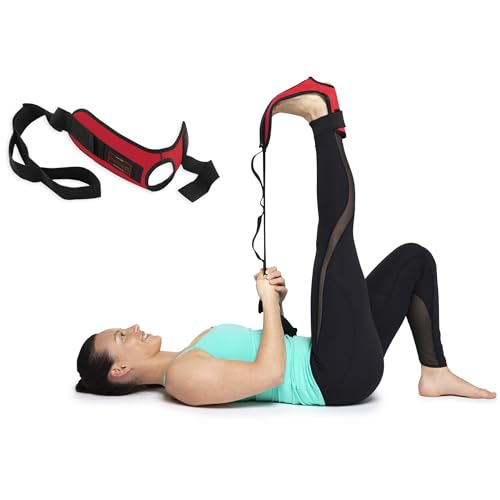 OPTP The Original Stretch-EZ, Top Choice Plantar Fasciitis Stretcher, Hamstring Stretch Strap and Achilles Tendon Stretcher, Stretching Strap for Physical Therapy. Made in the USA