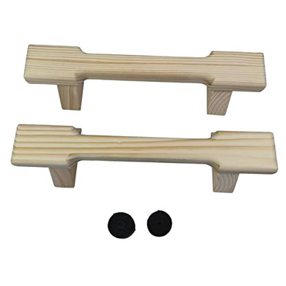 ZYSM Push-up Stand,Wooden Parallettes Pushup Bars Non-Slip Base Handstand Bars Exercise Calisthenics Equipment, Fitness Pushup Handles Stands for Men Women Strength Training,Planks Calisthenics