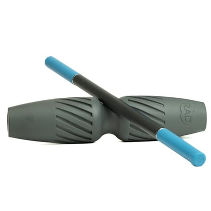 RAD 2-in-1 Muscle Flushing Kit – Includes Exercise Foam Roller & Massage Roller Stick – Deep Tissue Myofascial Release, Muscle Recovery Tools for Mobility & Performance