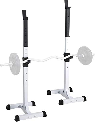 Folding Dumbbell Bench Fitness Adjustable Squat Rack Dipping Station Barbell Rack Dip Stand Fitness Bench Press Equipment Home & Gym Racks Stand