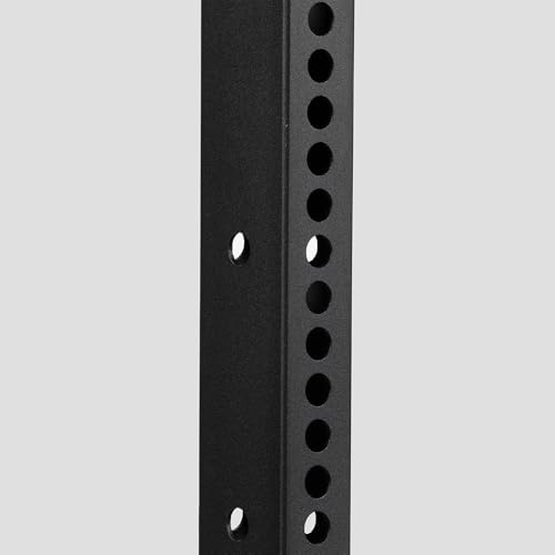 Titan Fitness T-3 Series Space Saving Power Rack, 91" Height x 12" Depth, Bottom Side Braces Included, Compact Wall Mounted Power Rack, 2x3 11-Gauge Steel Uprights, Includes J-Hooks & Pull-Up Bar