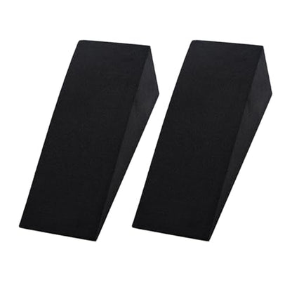 Professional, Calf Stretcher Foam Stretch Slant Board with Lightweight Construction, Foot Stretch Block for Home Exercise Yoga Squats and Ankle Stretching - color: Black, size: 15x6x5cm