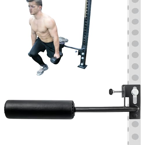 Nordic Leg Roller for Rack Mounted,Bulgarian Split Squat Accessories,Nordic Hamstring Curl Attachment,Home Gym Equipment for uprights ranging from 2" to 4" wide - size: 5/8″-16mm Hole