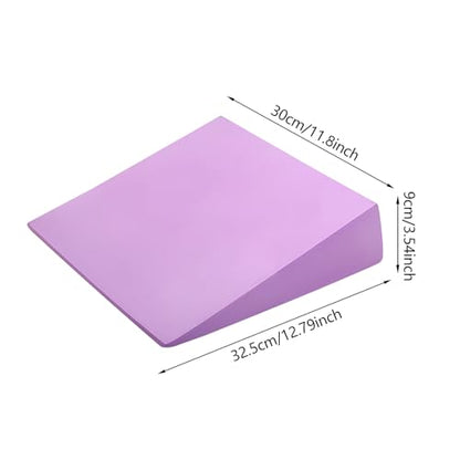 Foot Wedge Blocks - 12.8x11.8x3.5in Incline Slant Board, Stretch Foam Balance Pads, Home Physical therapyTraining | Calf Stretcher Equipment for Exercise, Gym, Fitness, Mobility, Recovery, Strength